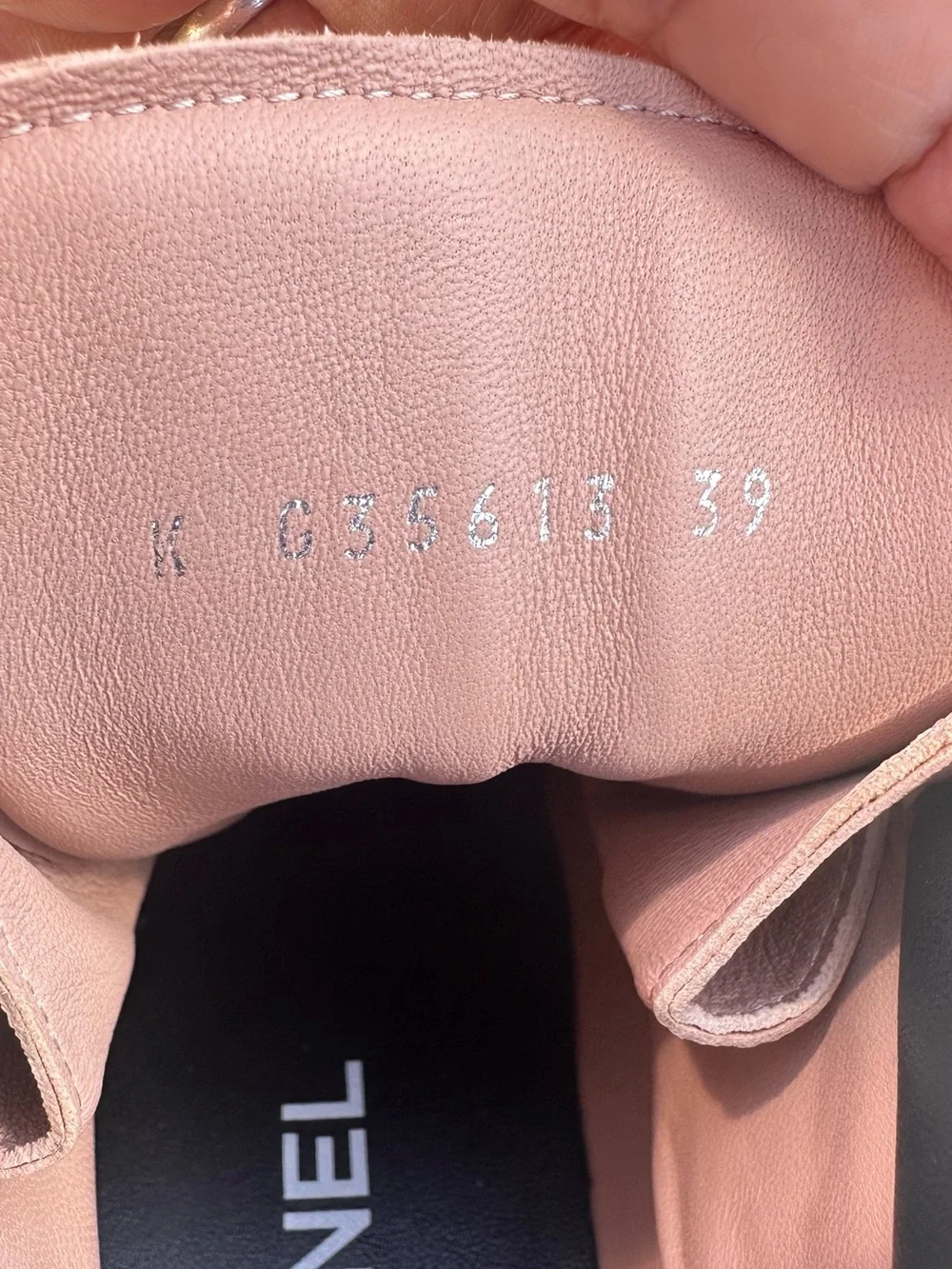 Chanel Pink suede and leather lace-up combat boots  Cc Logo. US Sz 8- 8.5 EU 39